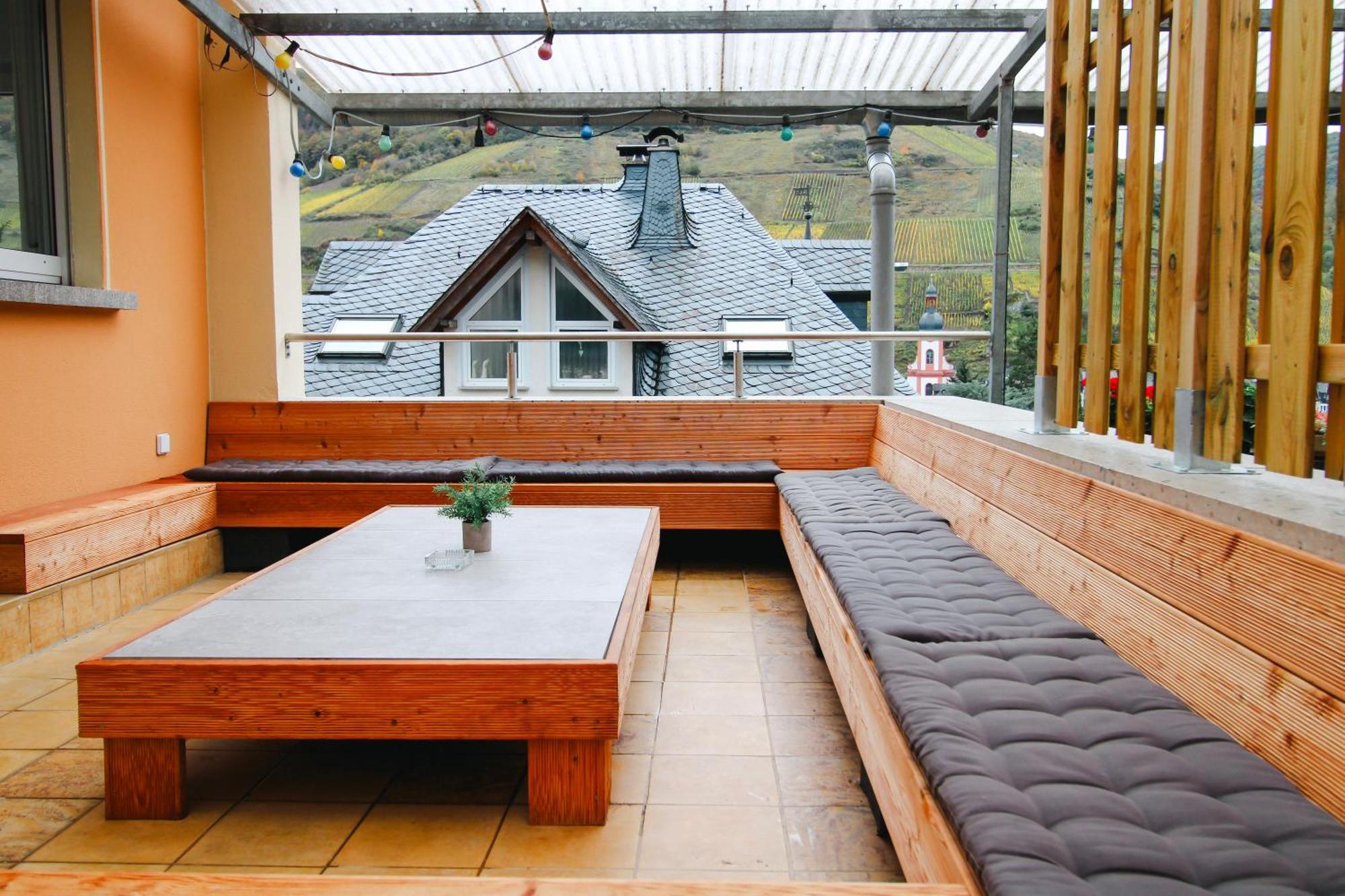 Chill Out Area, Grandiose Aussicht, Haengematte, Smart Tv, Netflix Apartment Zell an der Mosel Exterior foto