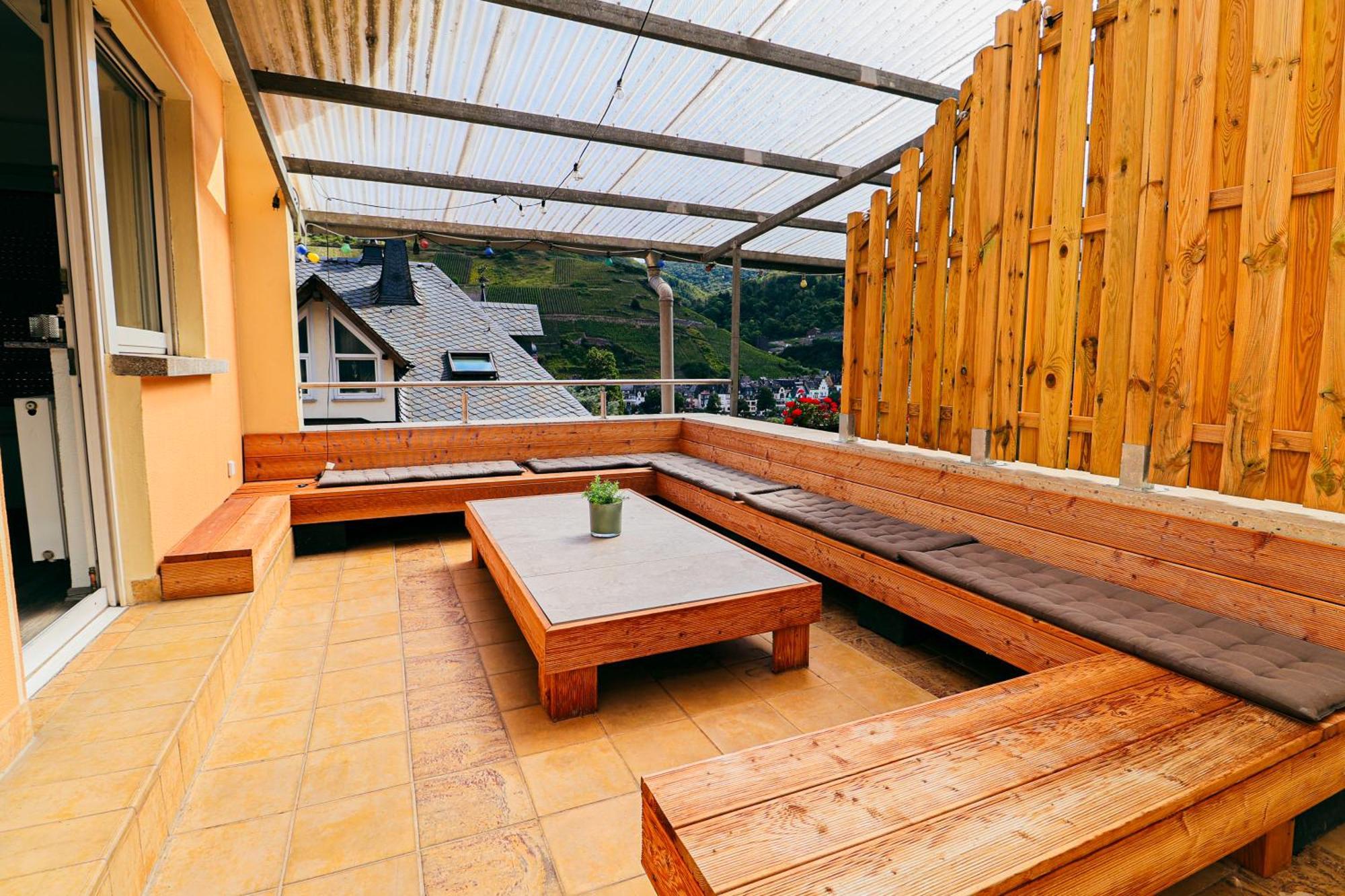 Chill Out Area, Grandiose Aussicht, Haengematte, Smart Tv, Netflix Apartment Zell an der Mosel Exterior foto